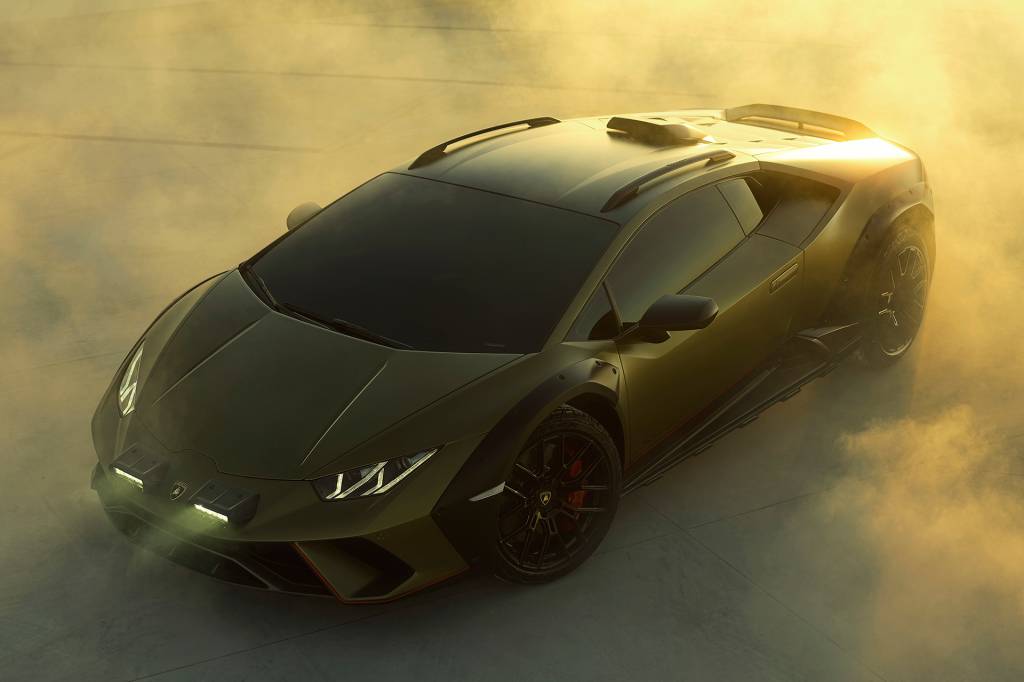 Lamborghini Huracán Sterrato (2) Entrada de ar do motor terá proteção contra pequenas pedras