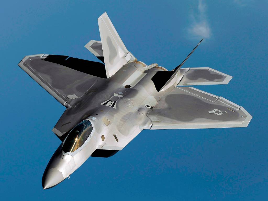 Lockheed F-22 Raptor F-22 Raptor, também da Skunk Works, é avião de caça virtualmente imbatível