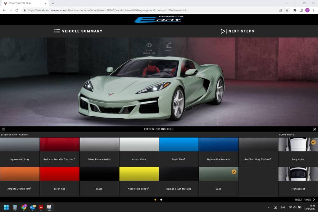 Corvette E-Ray: Chevrolet híbrido com mais de 650 cv aparece antes da hora