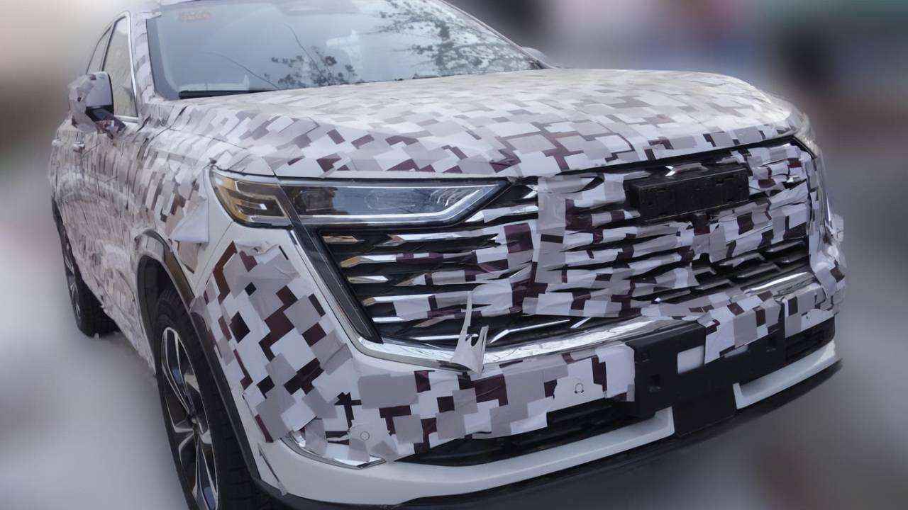 Novo SUV da GWM já circula quase em versão final na China