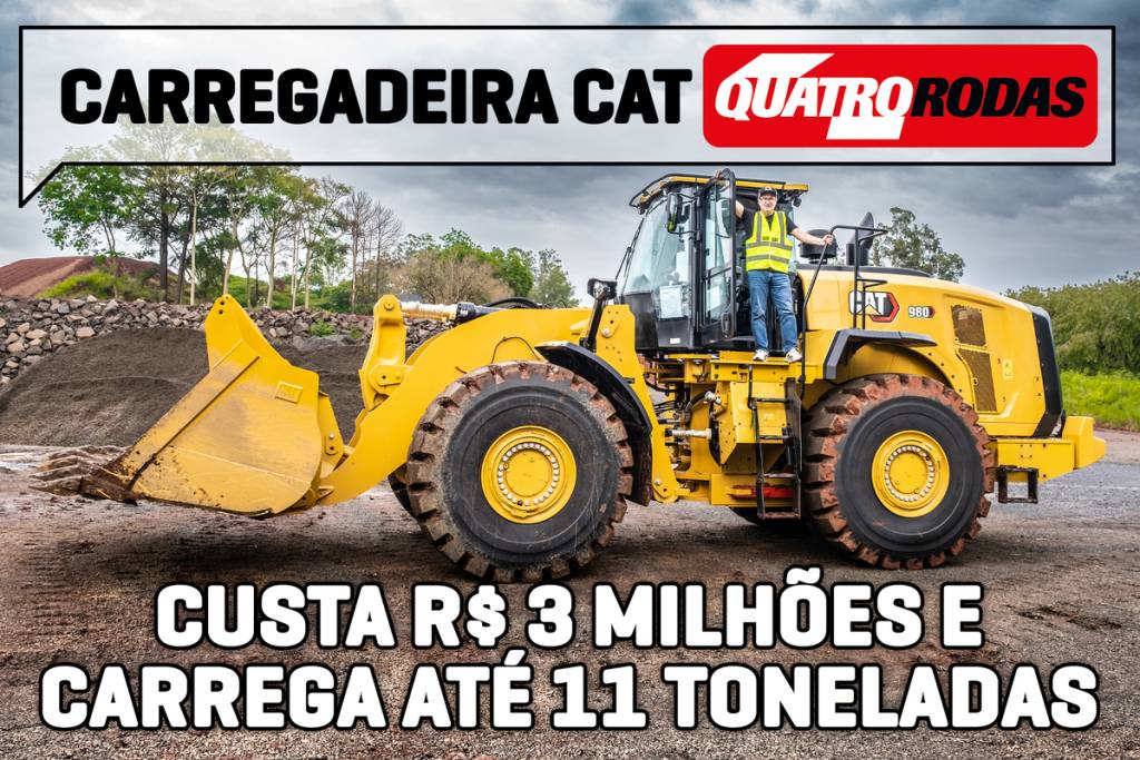 Caterpillar 980: pilotamos a máquina de 11 toneladas e preço de supercarro
