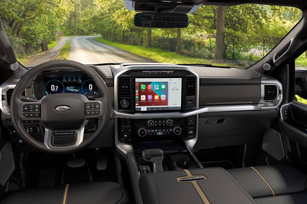 Interior_Platinum_4 Painel da Ford F-150 Platinum