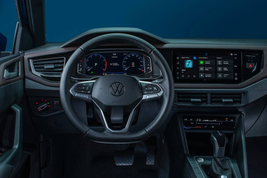 Painel do novo Volkswagen Virtus Highline 2023