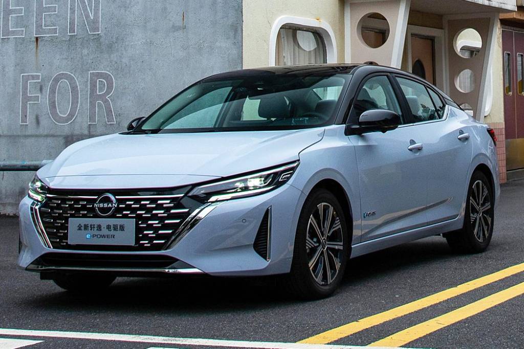 Nissan Sentra já tem novo visual na China, mas com motor 1.6 do Versa