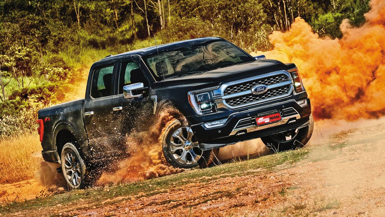 F-150 é quase um caminhão esportivo, para terra e asfalto