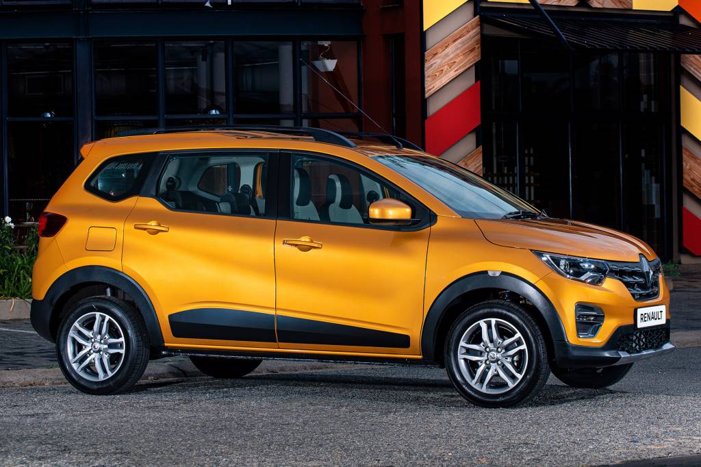Renault Triber Tamanho é incomum para um carro de sete lugares