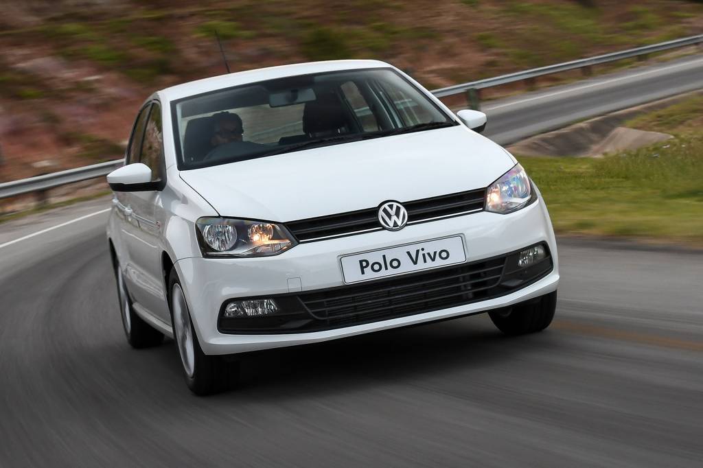 volkswagen_polo_vivo Volkswagen Polo Vivo é vendido na África Sul de modo análogo ao nosso Polo Track