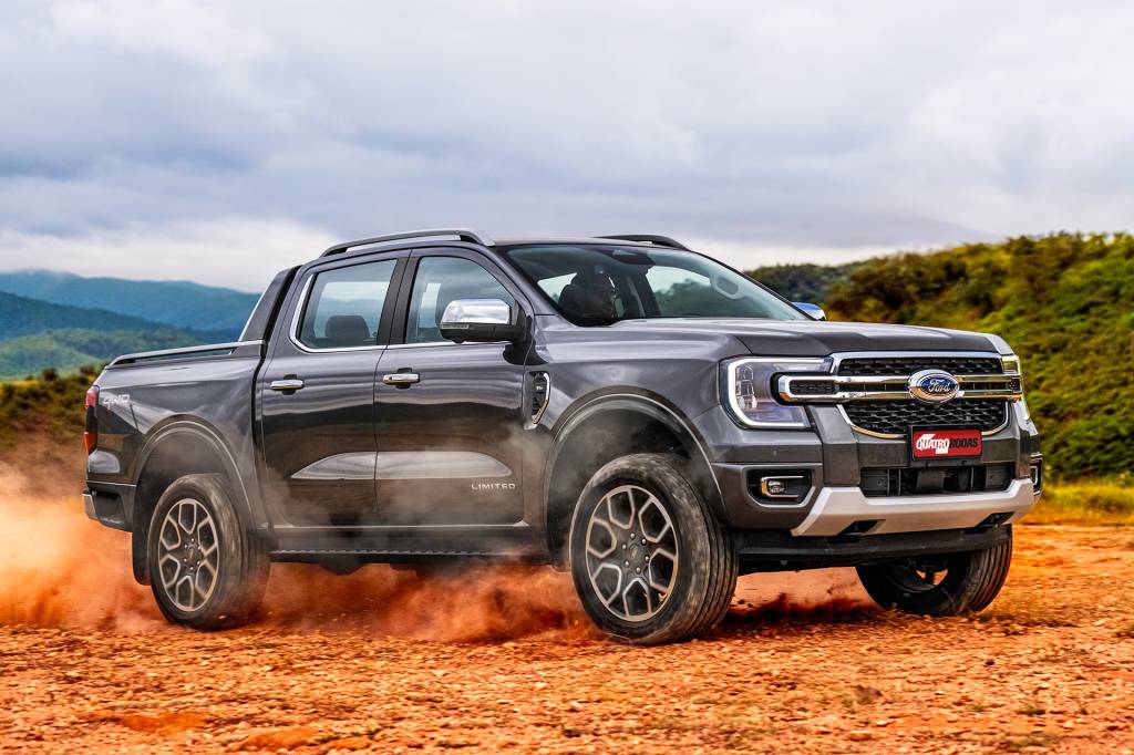 Nova Ford Ranger Limited testada por QUATRO RODAS