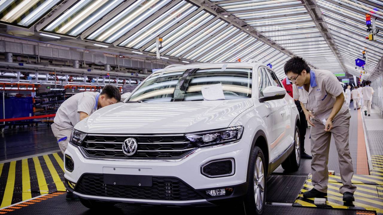 produção china