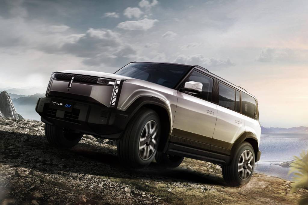Chery iCar vira SUV elétrico aventureiro com 150 cv e jeitão de Defender