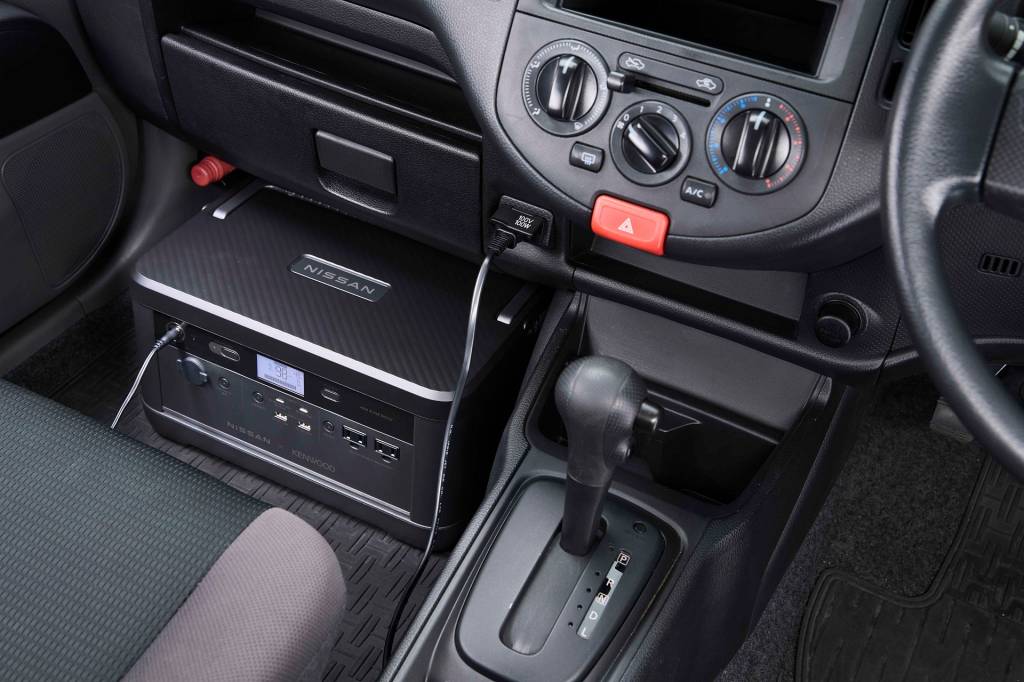 Powerbank Nissan Leaf (2) Central elétrica da Nissan é feita em parceria com a JVC Kenwood