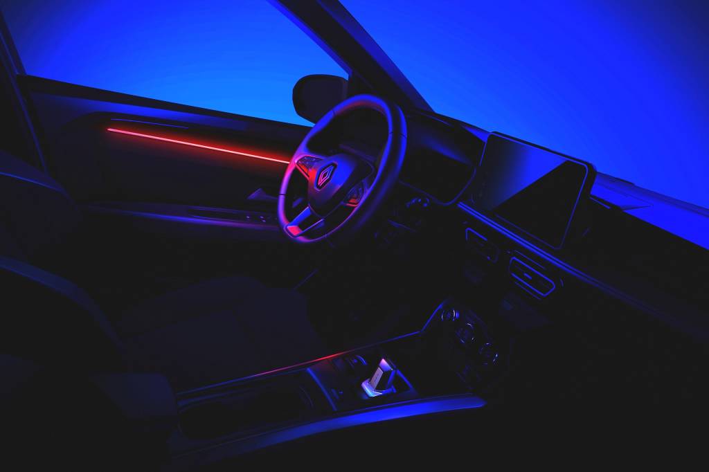 Renault Kardian terá cabine com luzes coloridas e sem alavanca de câmbio
