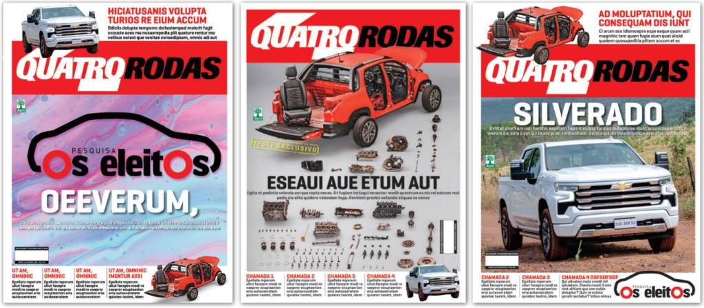 a escolha da capa CAPA