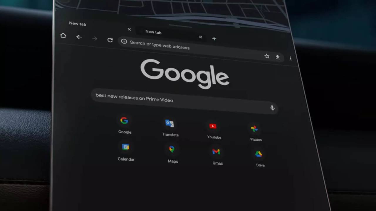 Navegador Chrome funciona em carros que têm o Google instalado