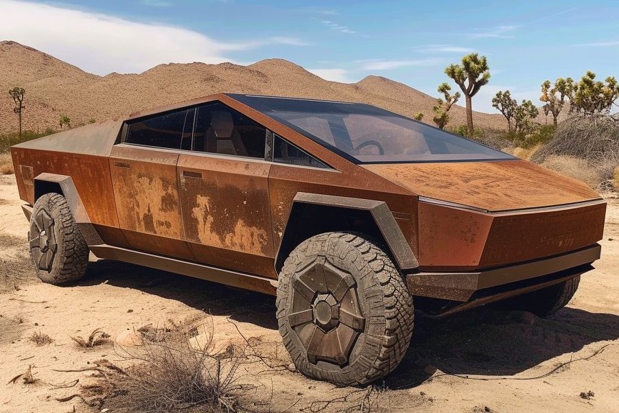 Donos da Tesla Cybertruck já reclamam de ferrugem na lataria da picape