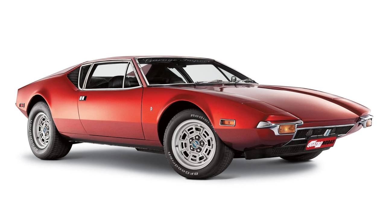 De Tomaso Pantera modelo 1972, automóvel testado pela revista Quatro Rodas.