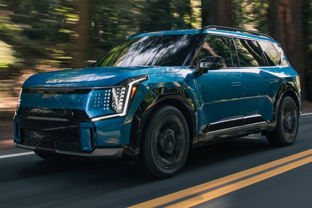 Kia EV9 é o ‘melhor carro do mundo’ e terá recorde de potência no Brasil