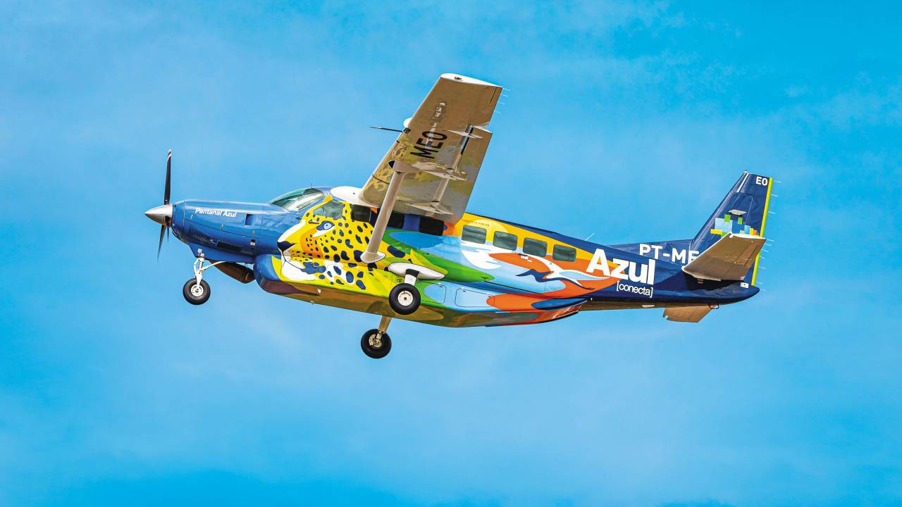Aeronave Pantanal Azul, parceria da Azul e Ministério do Turismo 3