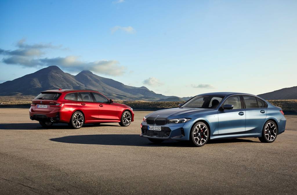 BMW Série 3 e Série 3 Touring 2025 O X1 vende cada dia mais, mas o BMW Série 3 continua sendo a opção