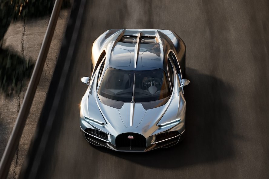 Bugatti Tourbillon-8 Ele vai de 100 a 200 km/h em tempo quase igual ao de 0 a 100 km/h