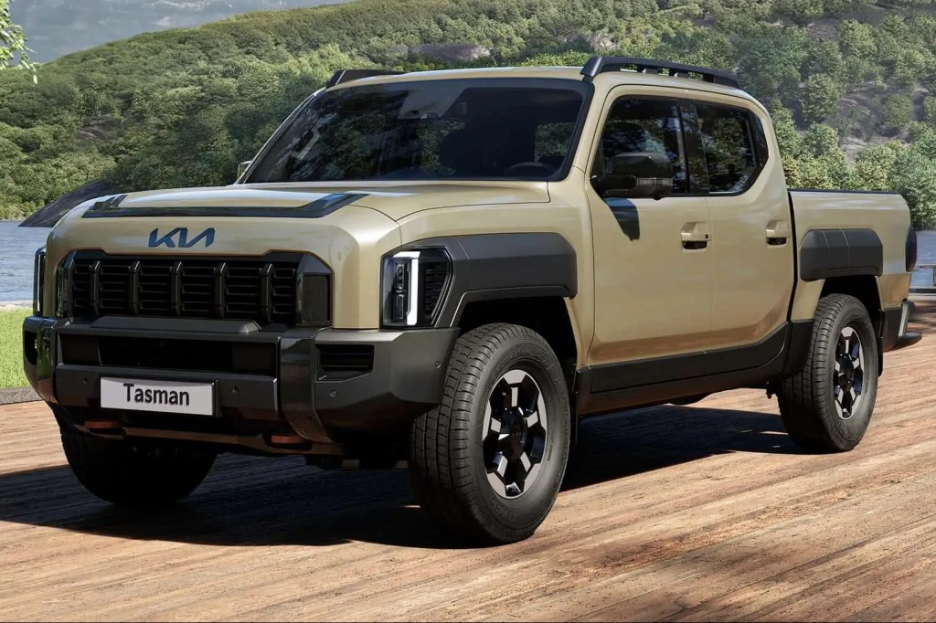 Picape Kia Tasman pode mudar de visual antes mesmo de chegar ao Brasil