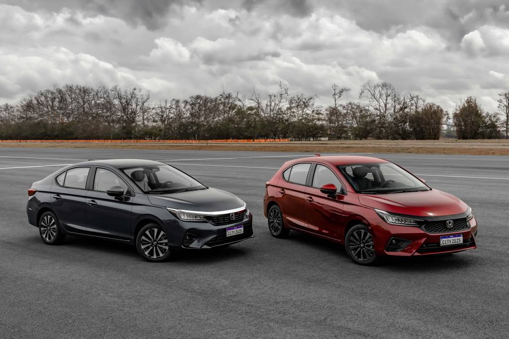 Honda City 2025: veja preços, equipamentos e versões dos hatch e sedã