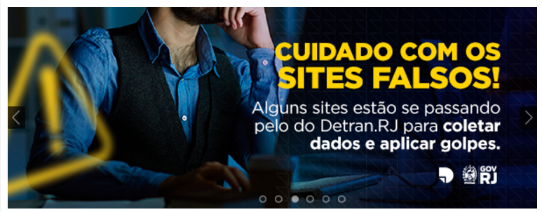 Detran-RJ é um dos departamentos estaduais a alertar sobre o golpe