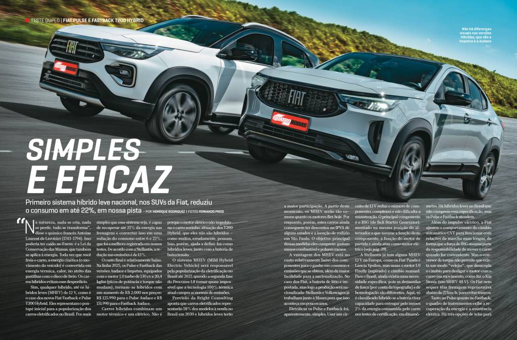 FIAT BIO HYBRID Quatro Rodas de Dezembro hibridos fiat