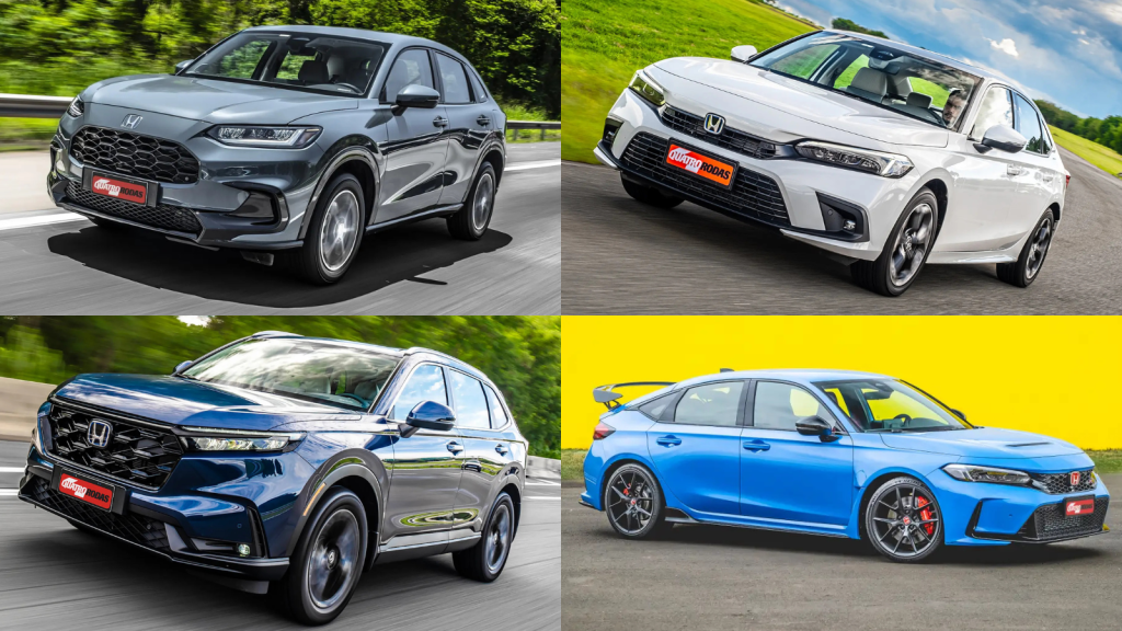 Honda convoca recall de Civic, CR-V e ZR-V por problemas na caixa de direção