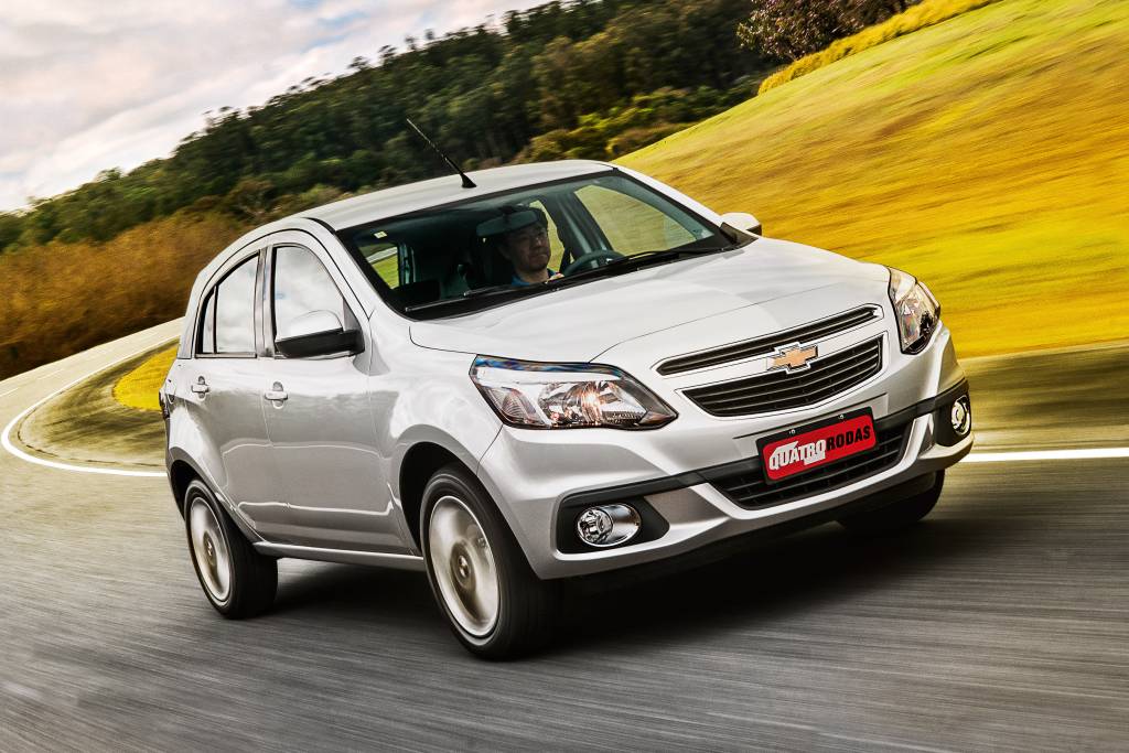 Agile LTZ 2014, da Chevrolet, automóvel testado pela Revista Quatro Rodas. Chevrolet Agile 1.4 LTZ