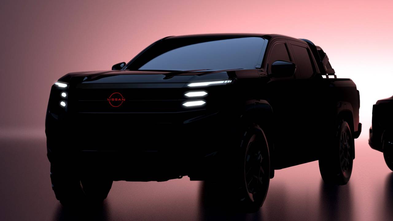 Teaser da Nissan Frontier 2027