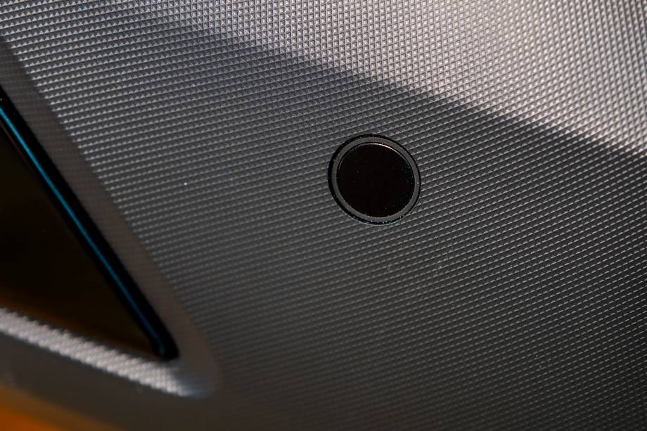 Detalhe da textura dos plásticos da carroceria