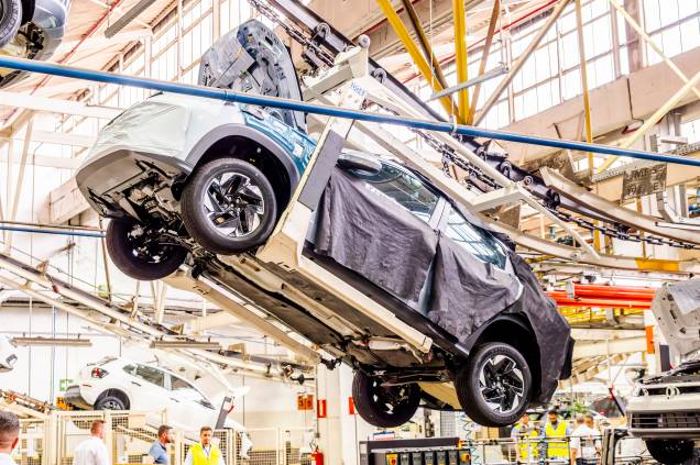 O SUV dividirá a fábrica com o Polo O SUV dividirá a fábrica com o Polo