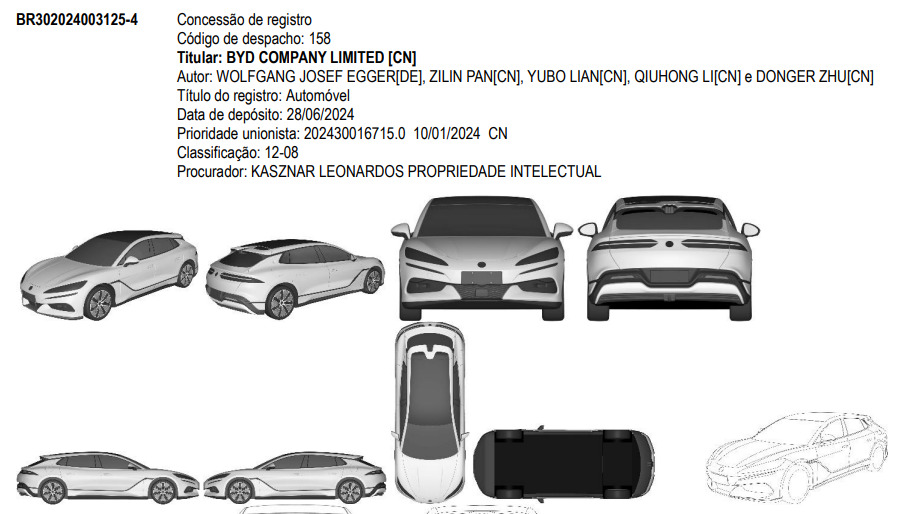 Patente Denza Z9 Patente Denza Z9