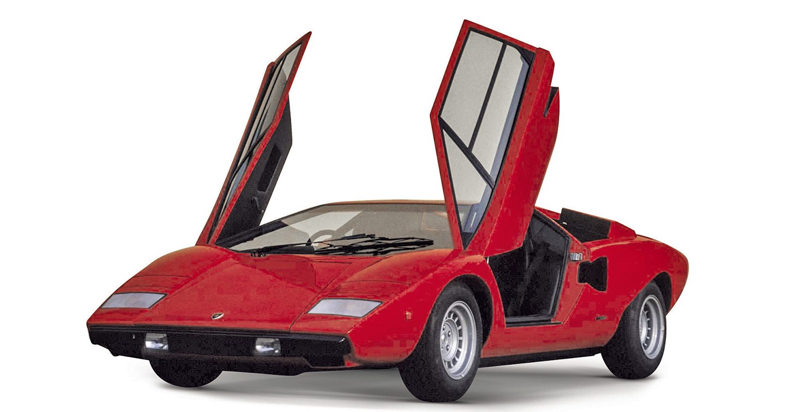 O Countach modelo 1974, da Lamborghini.