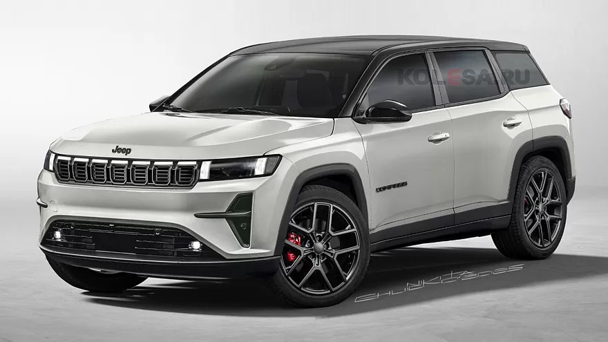 Projeção da terceira geração do Jeep Compass