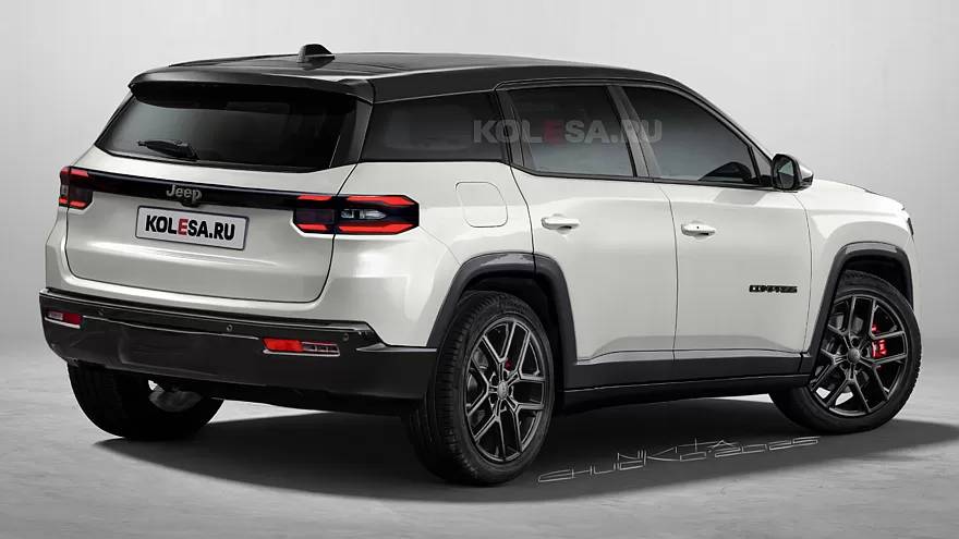 Jeep Compass 2026 Render Projeção da terceira geração do Jeep Compass