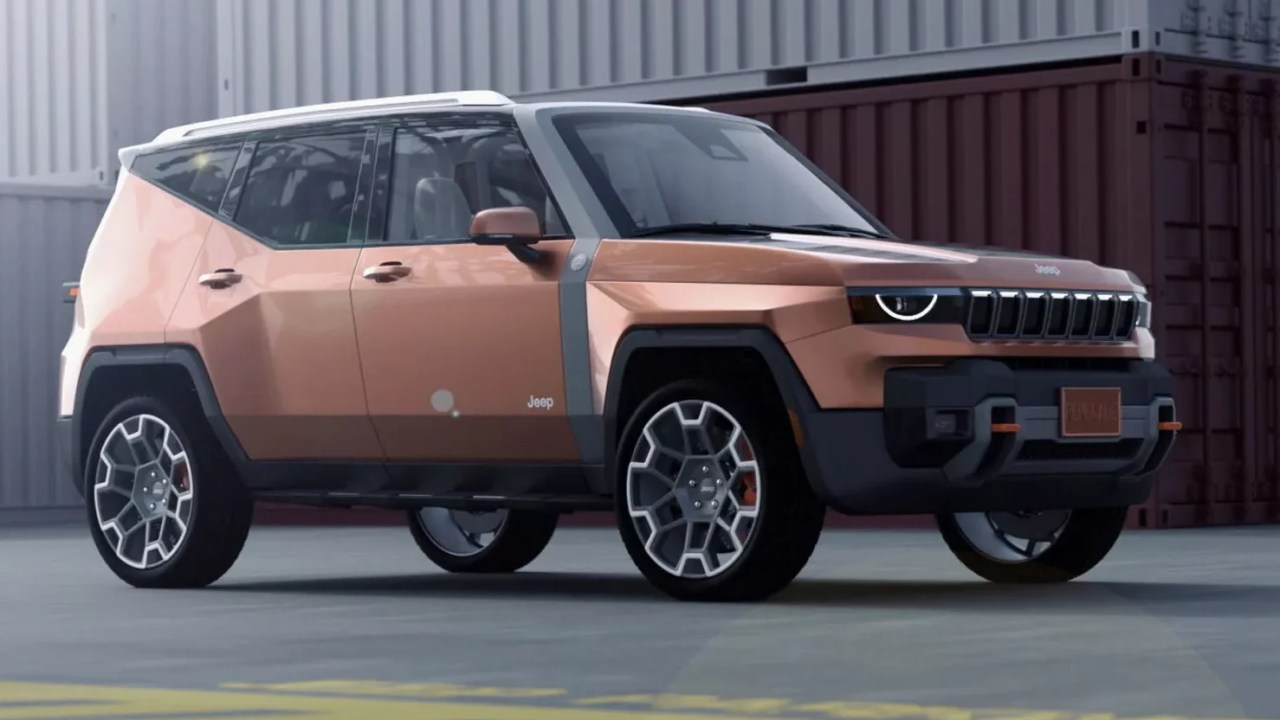 Jeep Renegade terceira geração Render