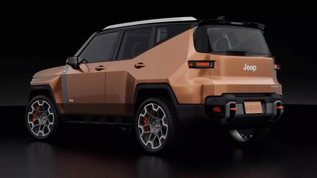 Jeep Renegade terceira geração Render