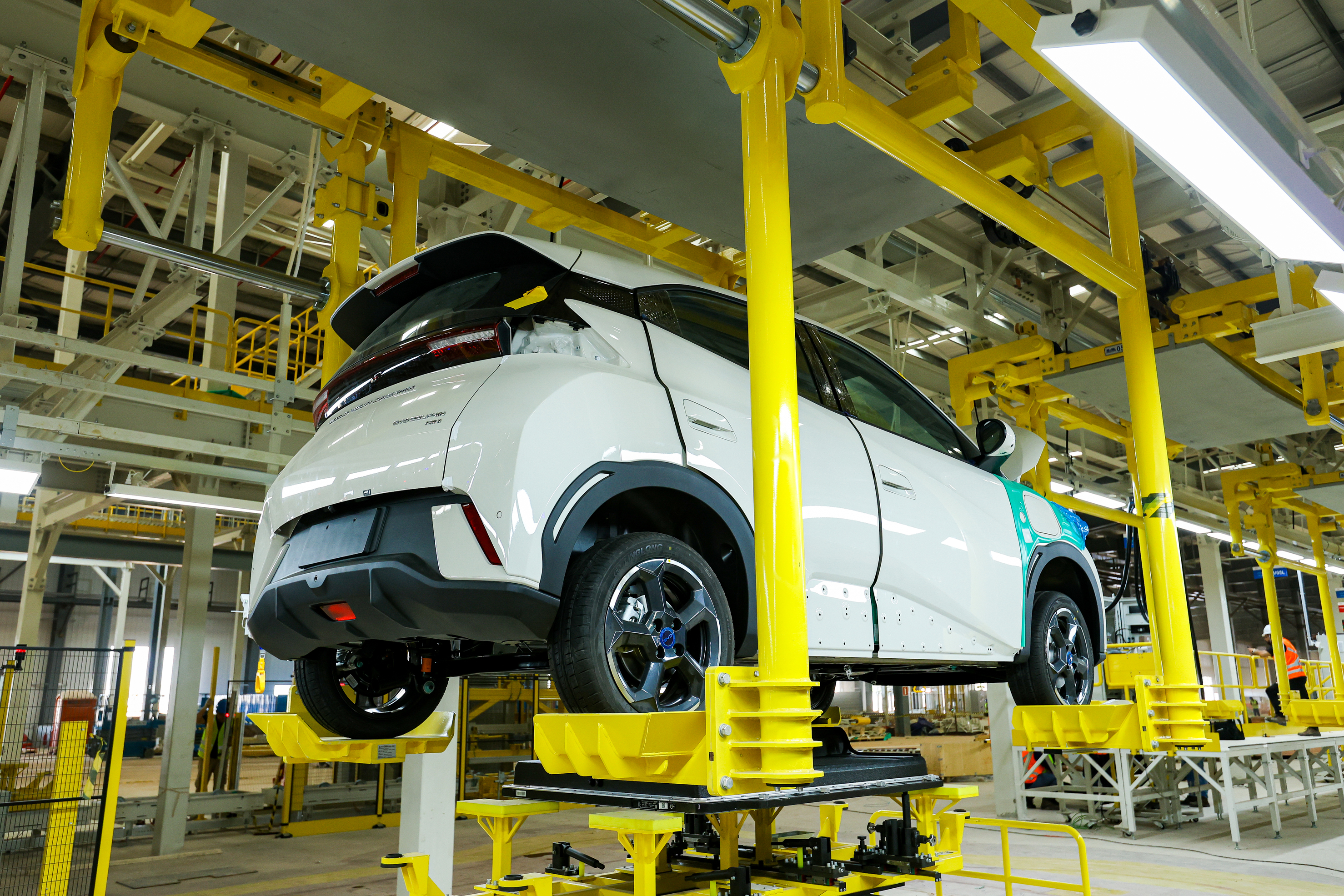 Fábrica da BYD em Camaçari (BA)