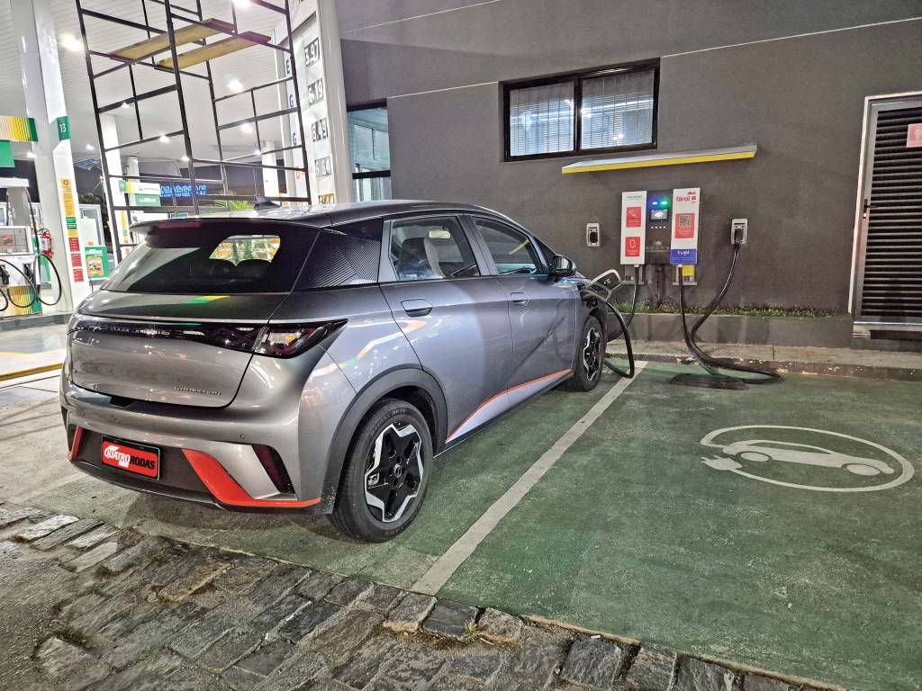 Rodar com nosso BYD Dolphin é quase 35% mais barato do que com um hatch 1.0