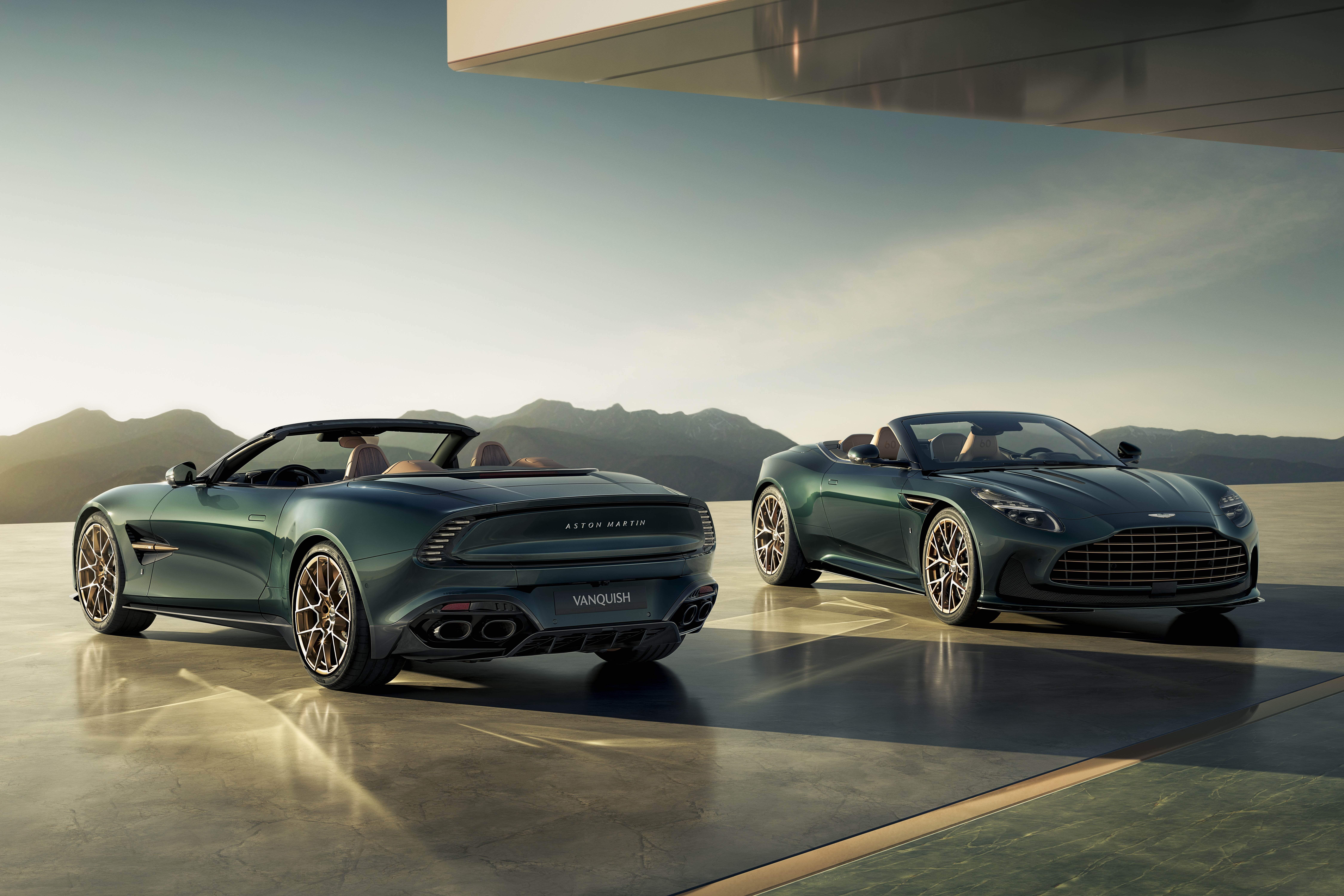 Aston Martin Vanquish e DB12 60 ANOS