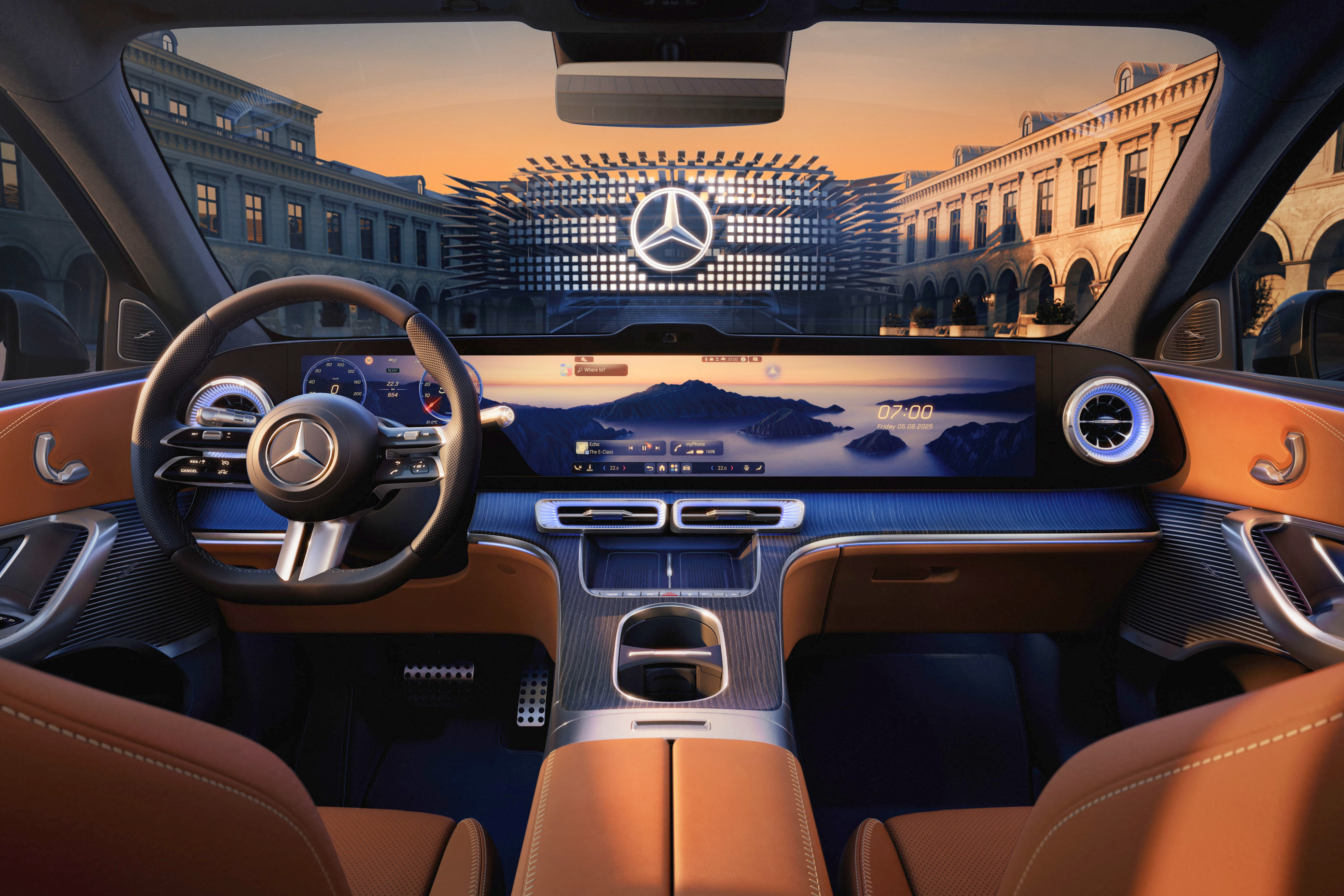 Der neue elektrische GLC: Ein intuitives Innenraumerlebnis, das sich wie zu Hause anfühlt – powered by MB.OSInside the all-new electric GLC: An exceptional experience, powered by MB.OS, that feels just like home