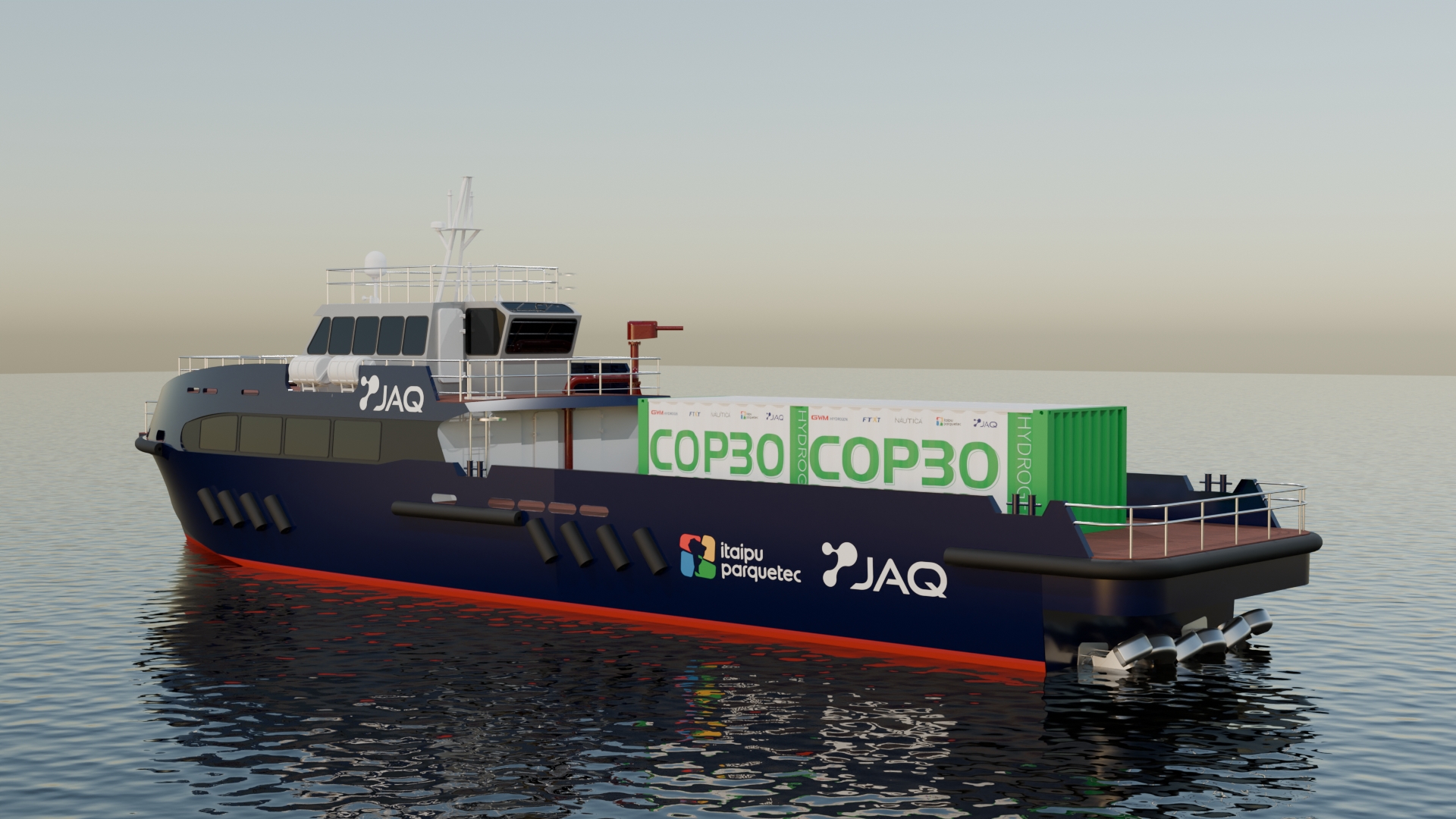 Barco explorer h1 hidrogênio gwm