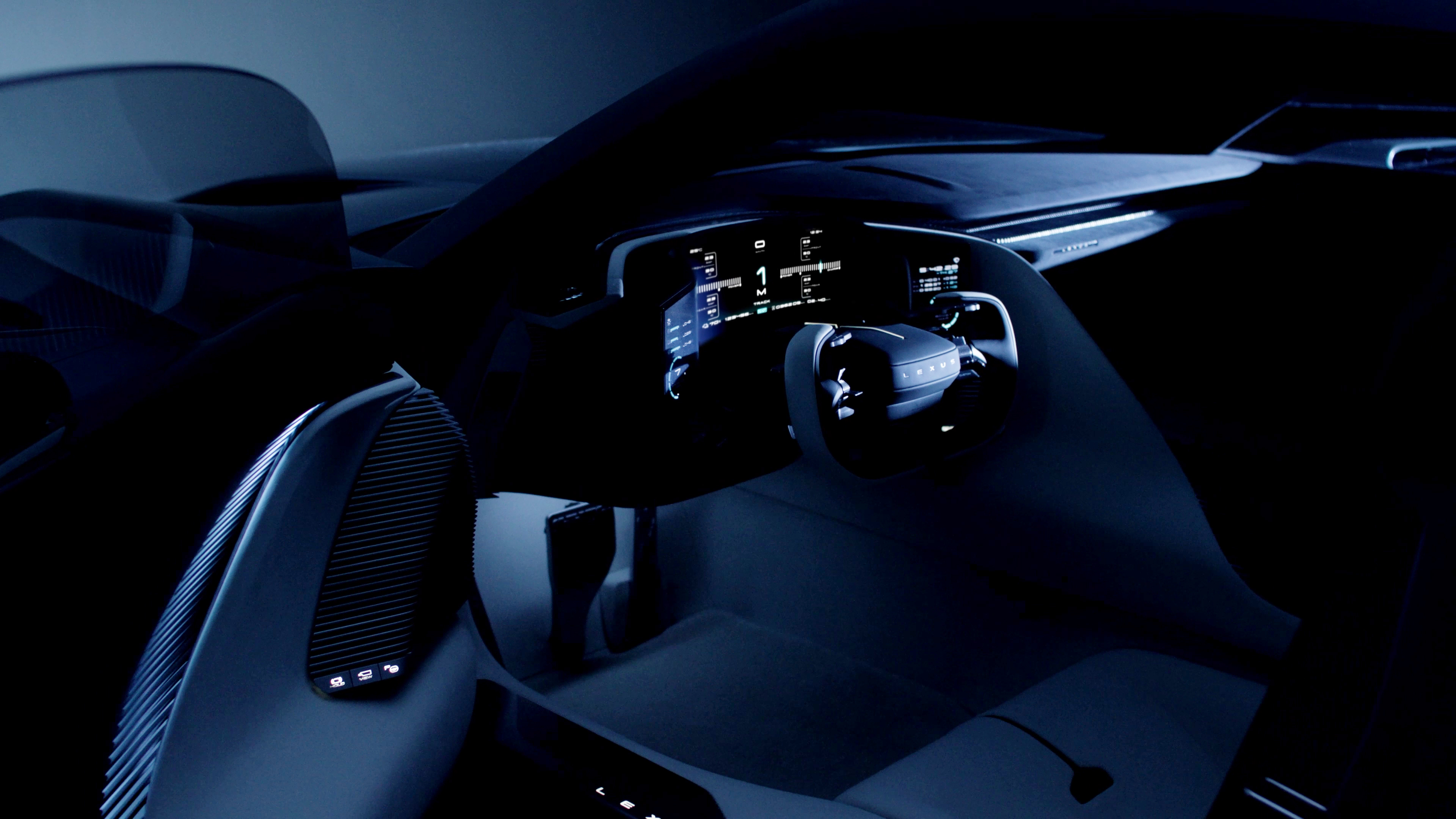 Interior do Lexus LFA Concept