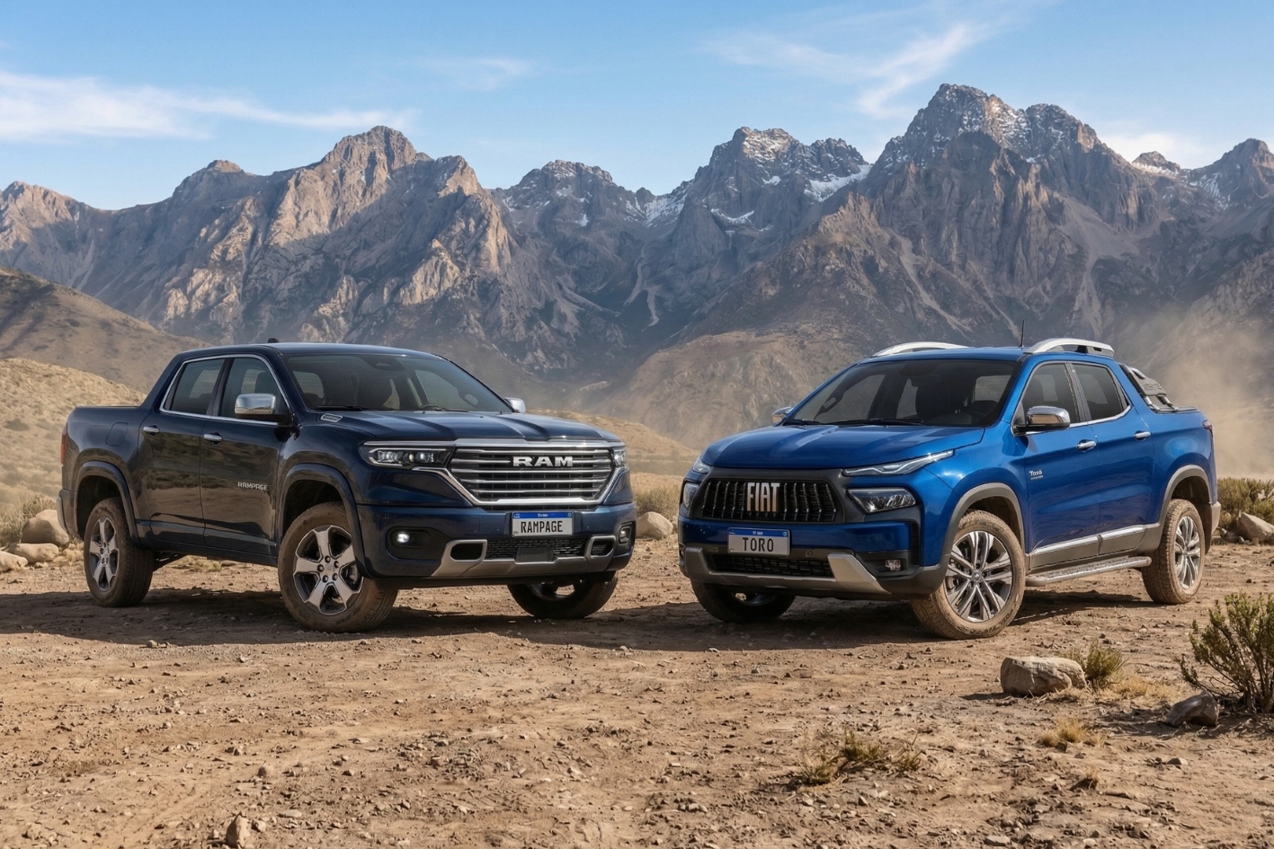 Ram Rampage e Fiat Toro