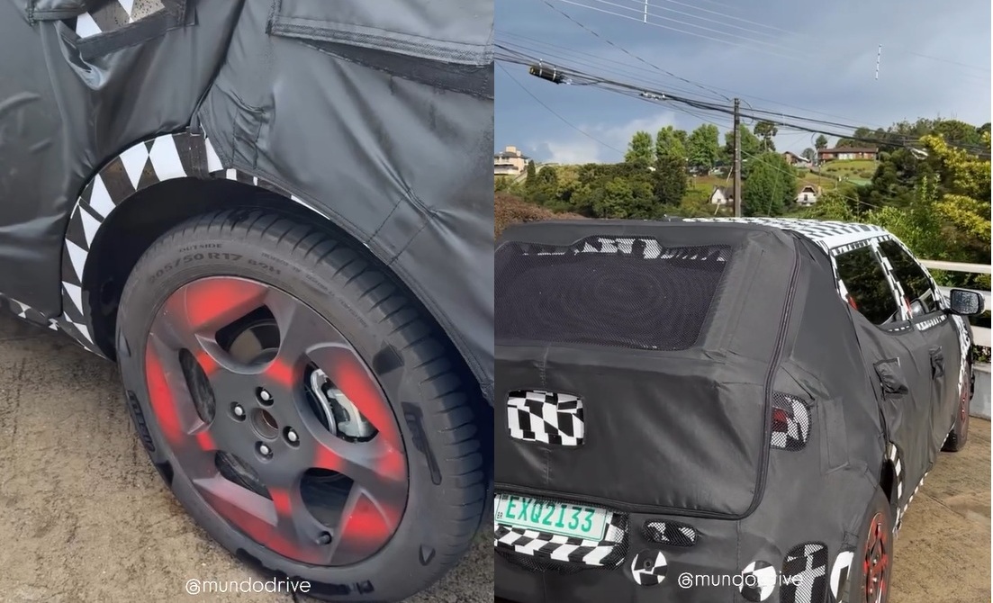 Flagra da nova gera&ccedil;&atilde;o do Hyundai HB20