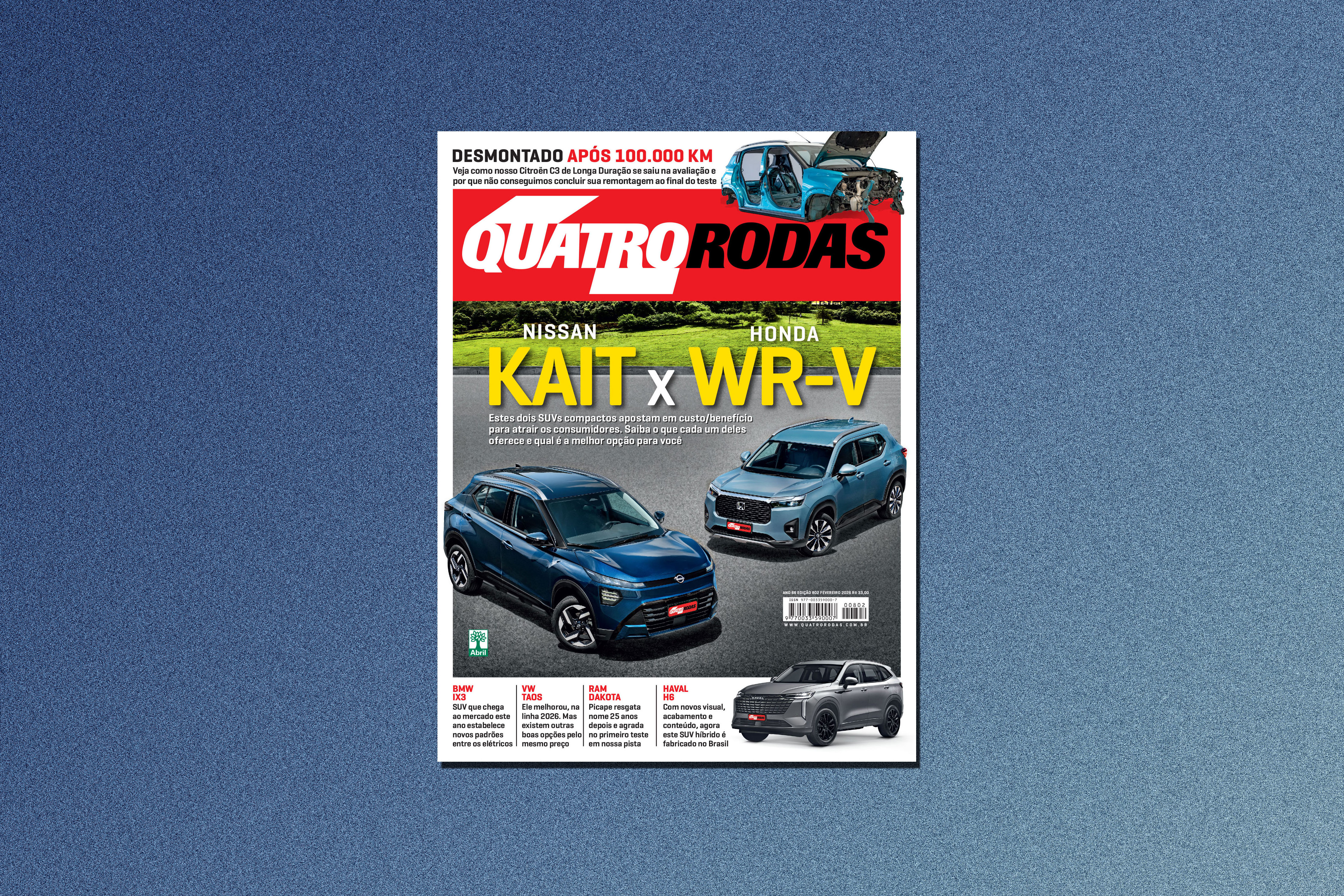 QR de fevereiro: Honda WR-V enfrenta Nissan Kait e o desmonte do Citroën C3