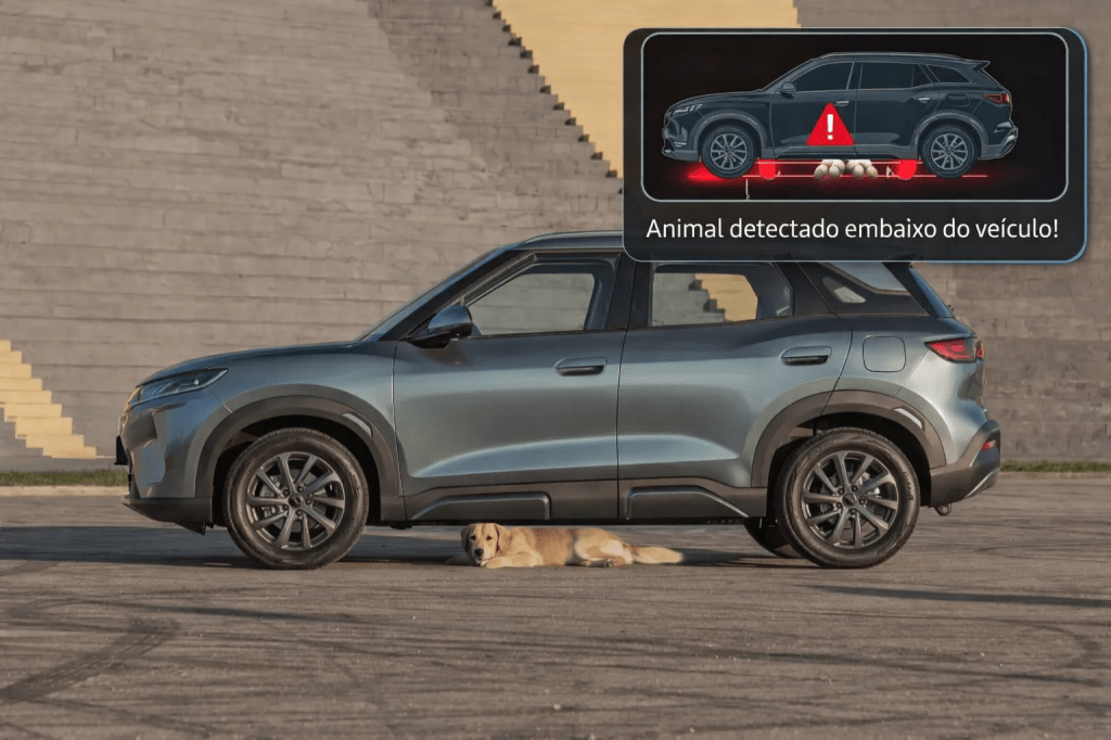 BYD desenvolve tecnologia inédita para identificar animais embaixo do carro