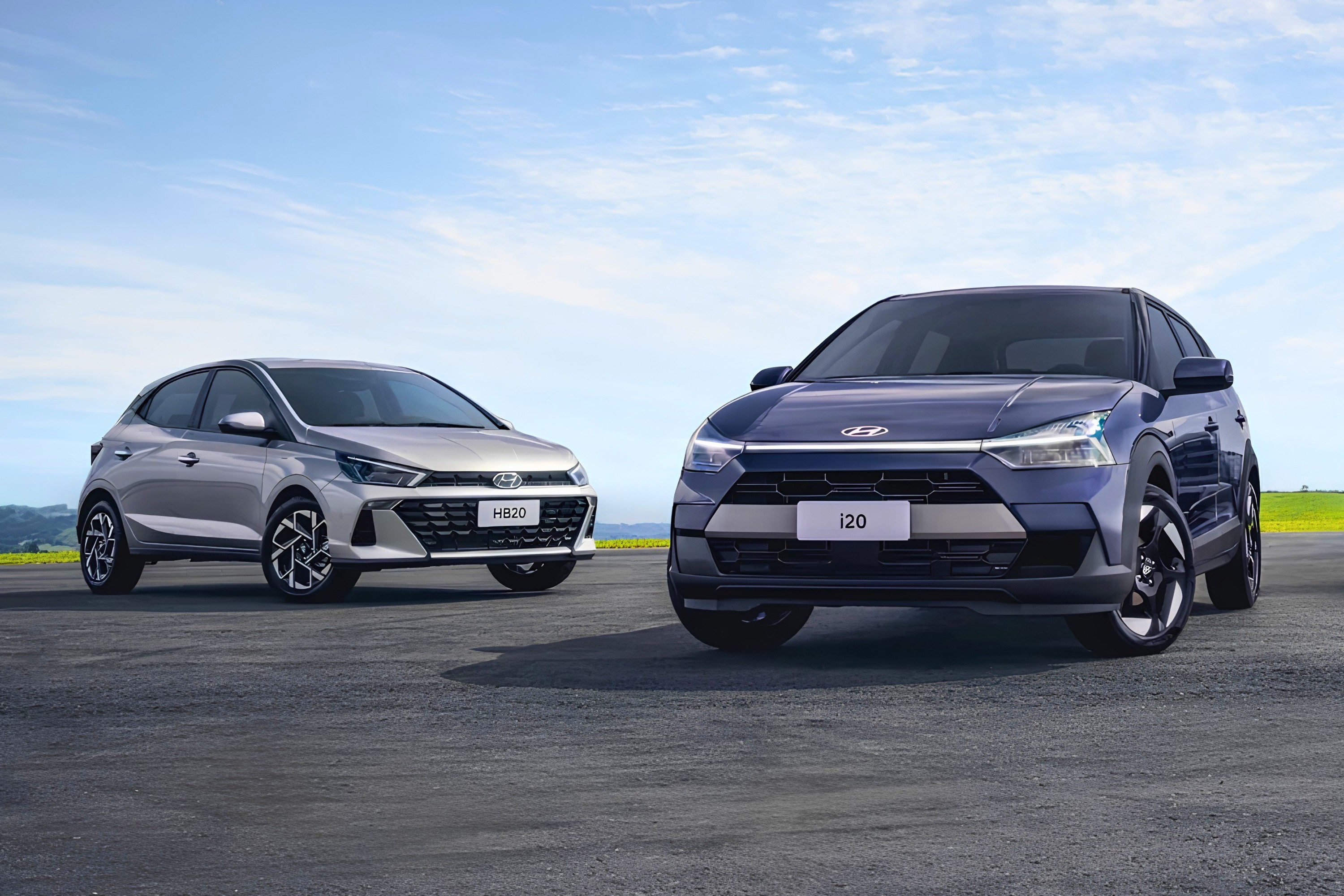 Hyundai i20 e Hyundai HB20
